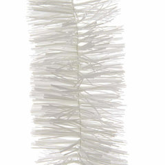 Decoris Tinsel Garland 7 x 270cm - White