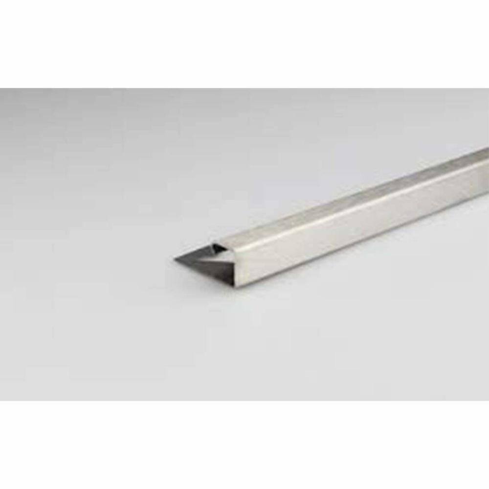 TILETRIM CUBINOX BRUSHED S-STEEL MM12,5