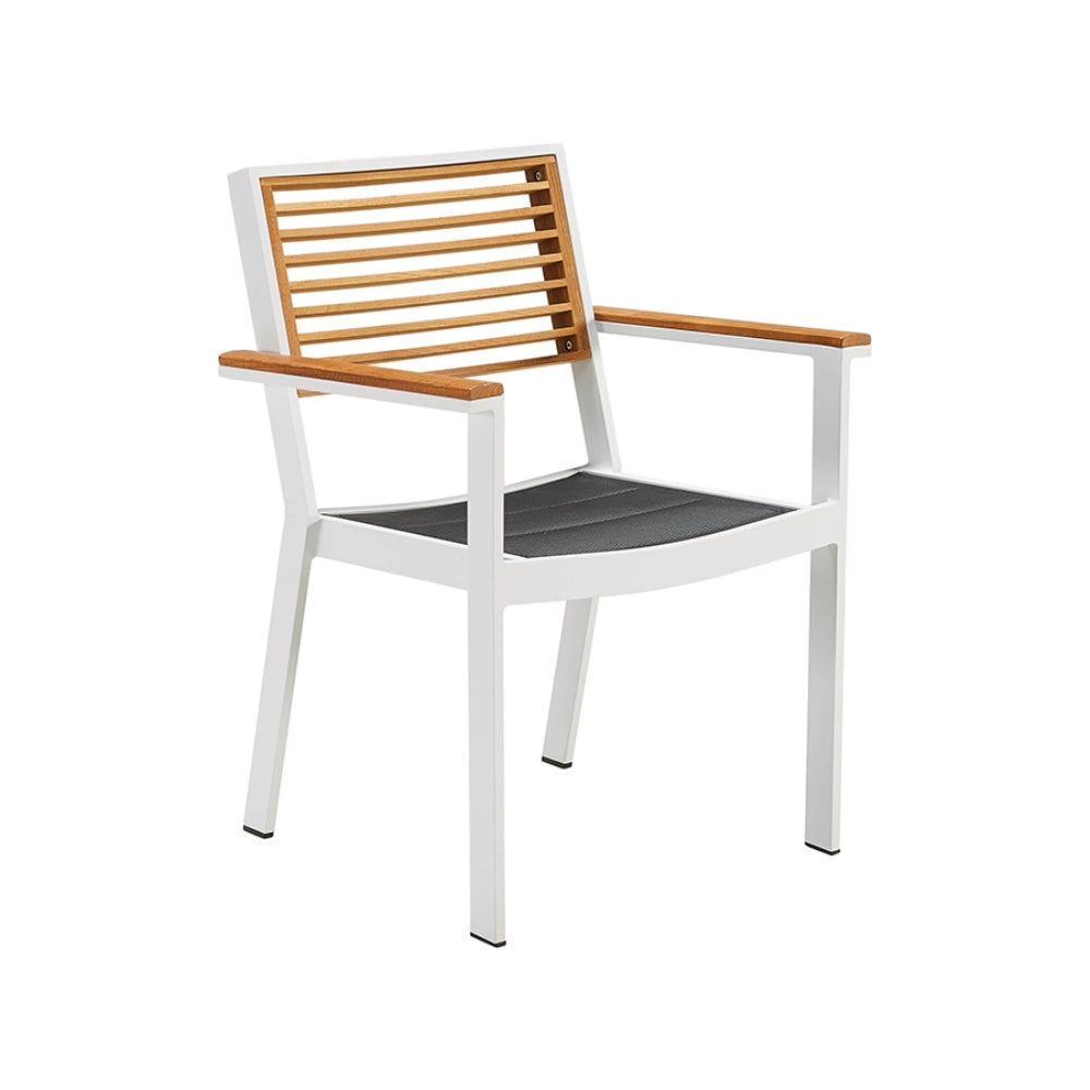 HiGold York Arm Chair - White