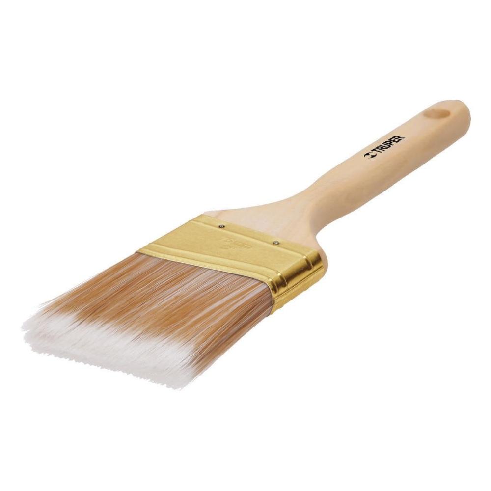 Truper 3" Angular Cut, Synthetic Paint Brush.