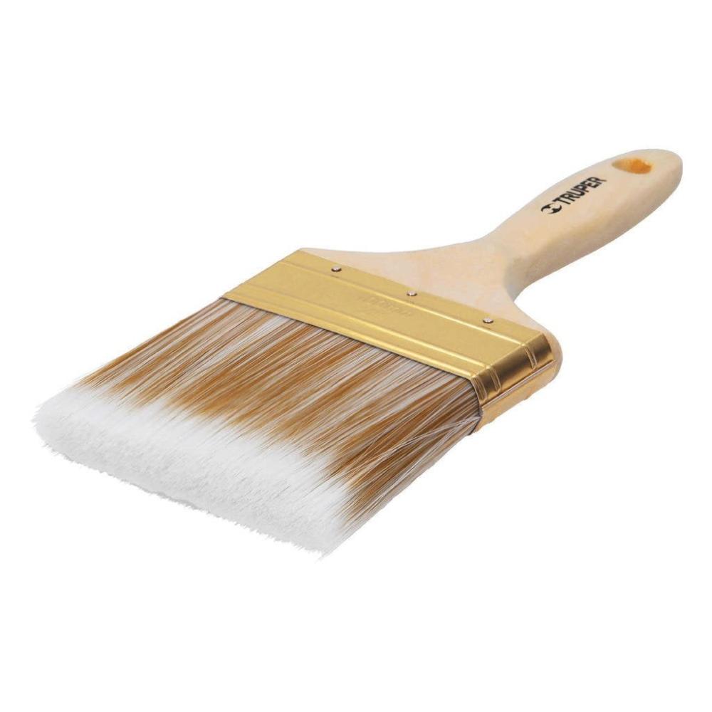 Truper 4" Straight Cut, Synthetic Paint Brush.