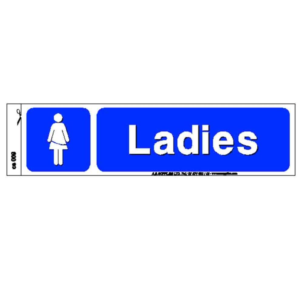 LADIES W/SYMOL SIGN
