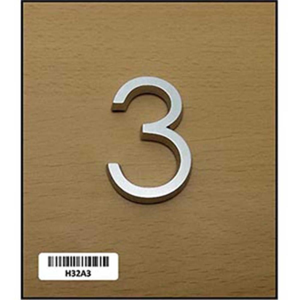 CHROME NUMBER 5CM NO.3