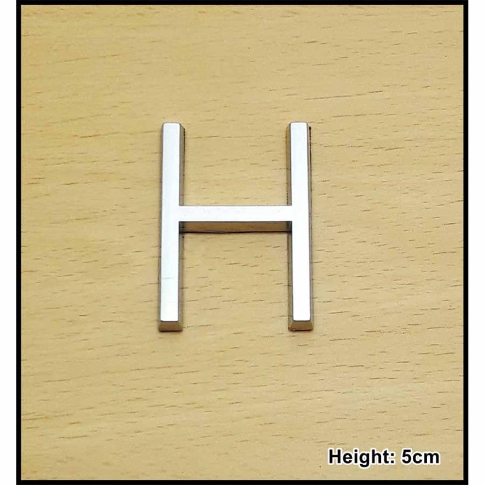CHROME LETTER 5CM H
