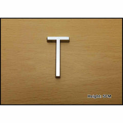 CHROME LETTER 5CM T