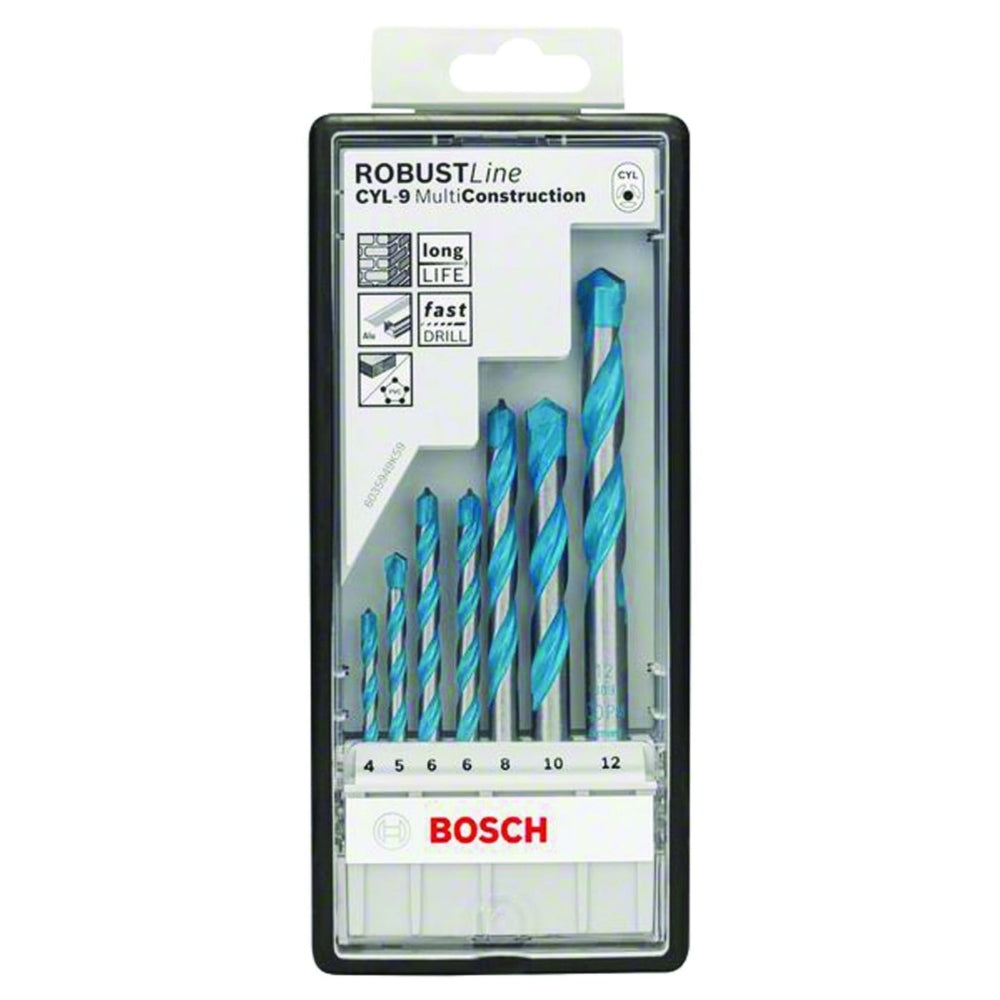 Bosch Multi-Purpose Drill Bit Set of 7 Pieces