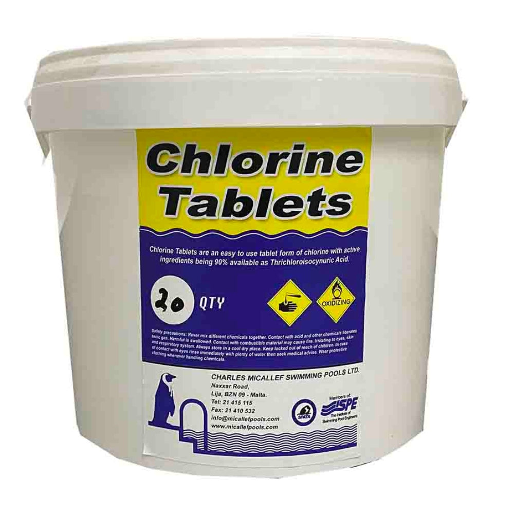 Aquasure Chlorine Tablets 90% - 20 Tablets