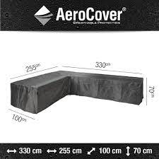 Aerocover L-Shape Lounge Cover 330 x 255 x 100 x H70cm