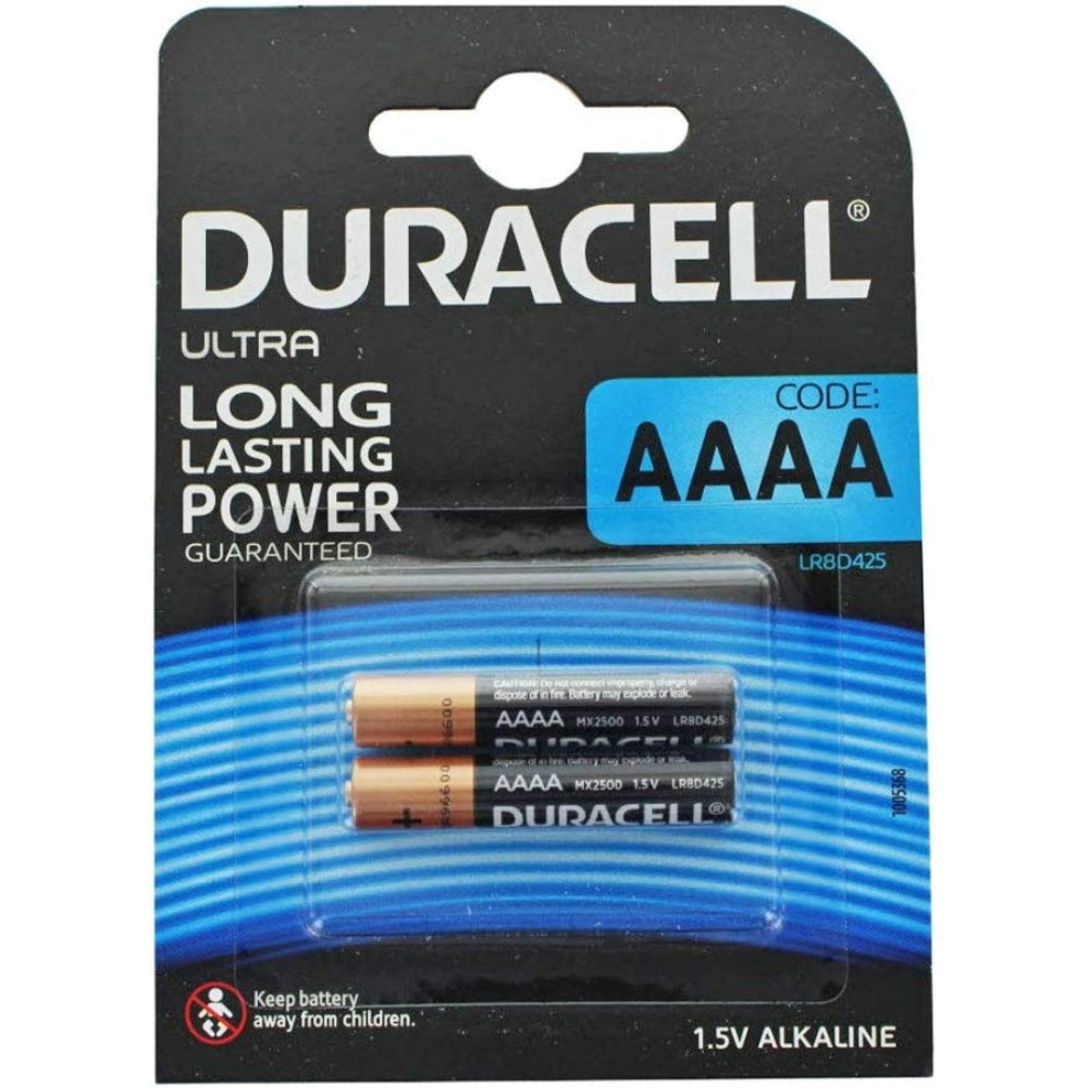 Duracell Ultra AAAA Batteries - Pack of 2