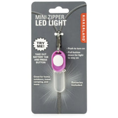 Kikkerland Zipper Light - Assorted Colors