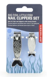 Kikkerland Fish Nail Clipper Set of 2 - Silver