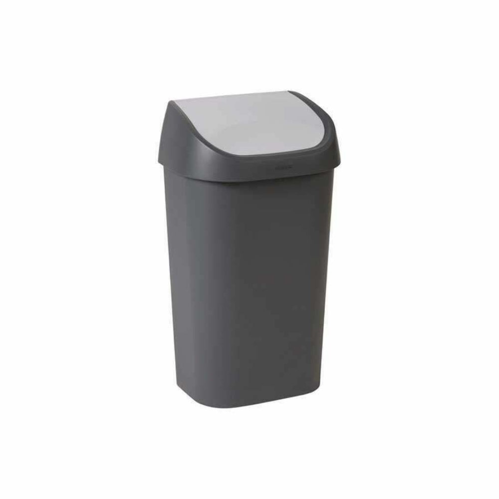 Curver Mistral Bin 50L with Swing Top - Anthracite