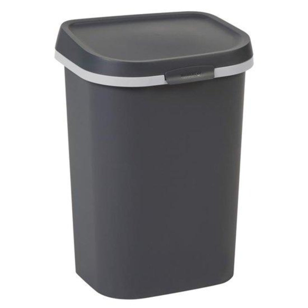 Curver Mistral Bin 25L with Swing Top - Anthracite