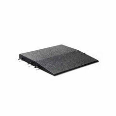 Granuflex Bevelled Pin/Hole Rubber Tile 50x50x4cm Black