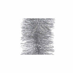 Decoris Tinsel Garland Shiny 20 x 270cm - Silver