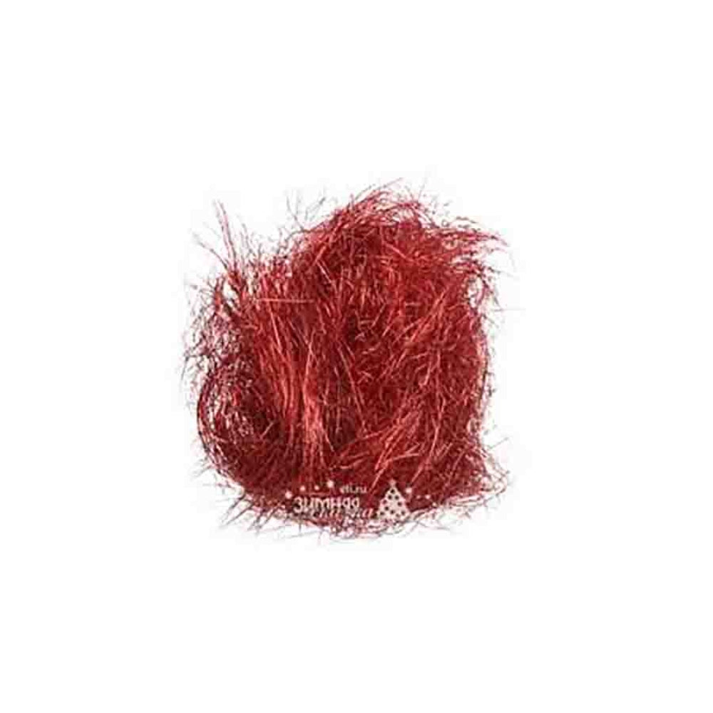 Decoris Tinsel Angel Hair 20g - Christmas Red