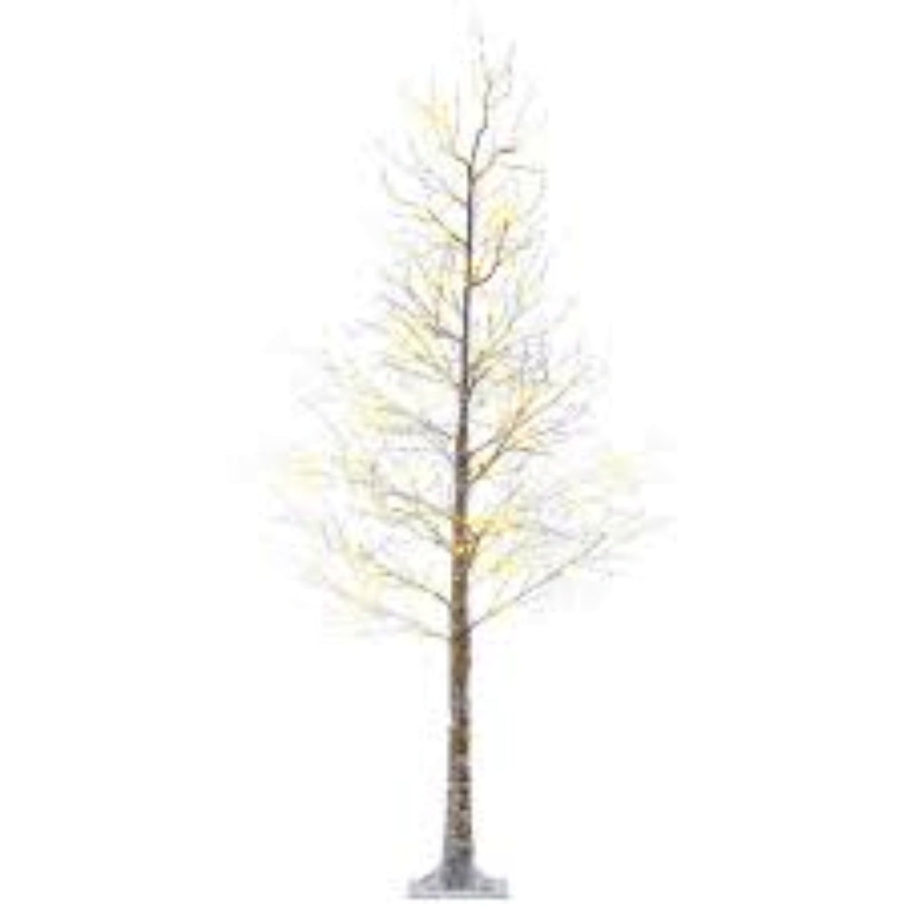 Lumineo 96 Led Christmas Tree with Snow 180cm - Warm White