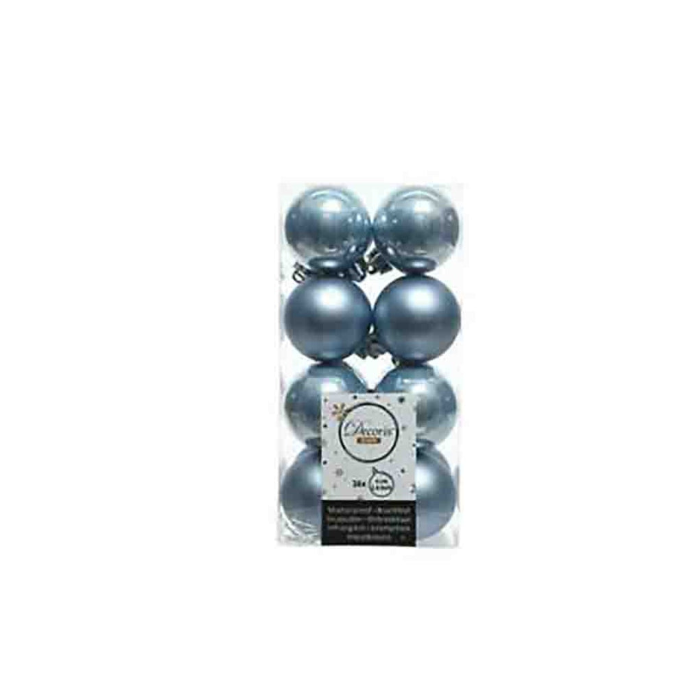 Decoris Shatterproof Baubles - Silver