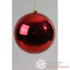 Decoris Shatterproof Bauble 20cm - Oxblood