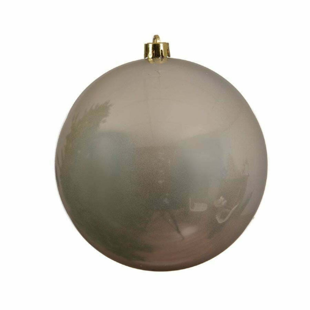 Decoris Shatterproof Bauble 20cm - Pearl