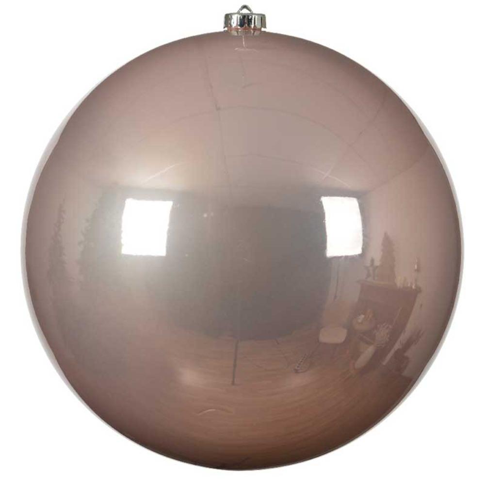 Decoris Shatterproof Bauble 20cm - Blush Pink