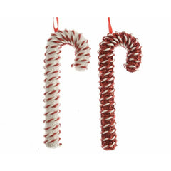 Decoris Foam Candy Cane - 2 Assorted