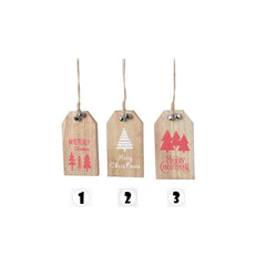 MDF WOOD XMAS HANGER 3ASS DTR