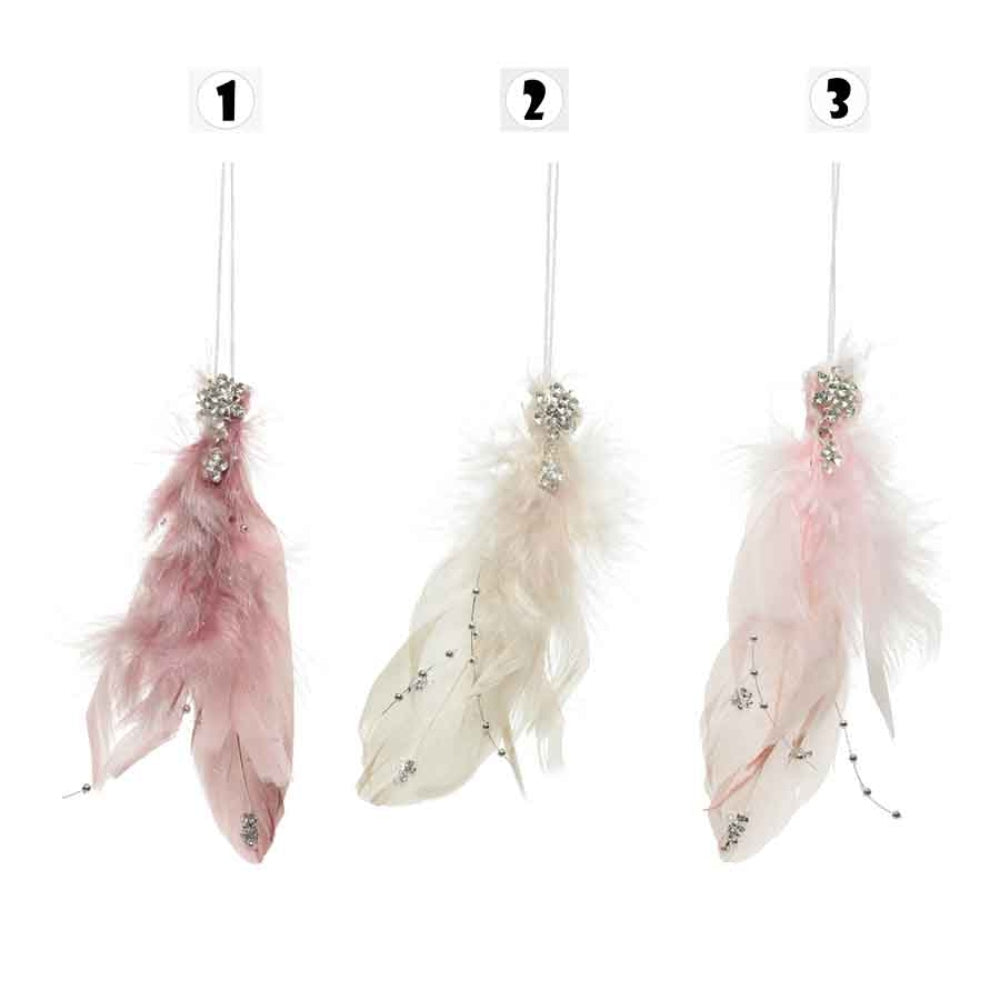 Decoris Feather Tassel 22cm - 3 Assorted Colours