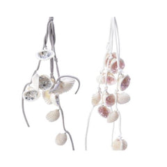 Decoris Hanging Shell Bundle with Giltter - 2 Assorted