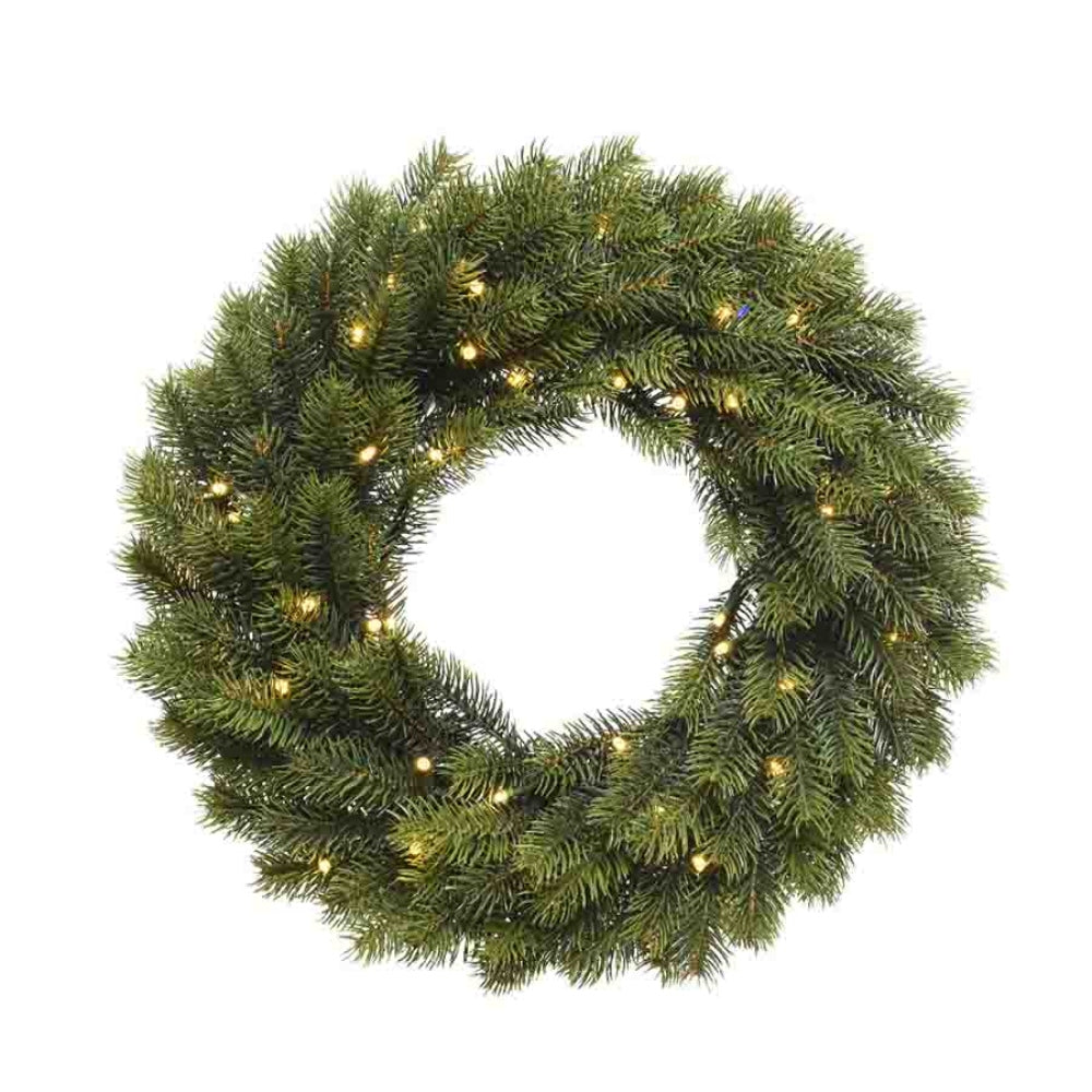 Everlands Wreath with Warm Led Light