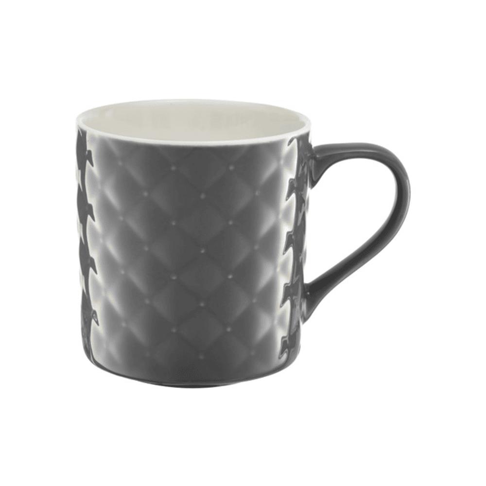 MUG EMBOSSED GRAY 420 ML - GLAMOUR