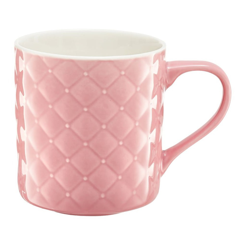 Ambition Glamour Embossed Mug 420ml - Pink