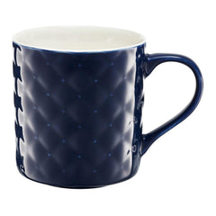 MUG EMBOSSED DARK BLUE 420 ML - GLAMOUR