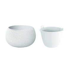 Prosperplast Splofy Bowl Flower Pot 37cm - White