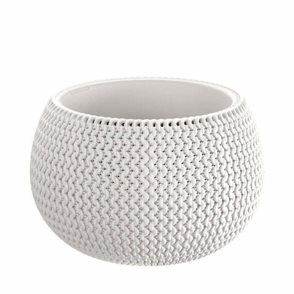 Prosperplast Splofy Bowl Flower Pot 29cm White