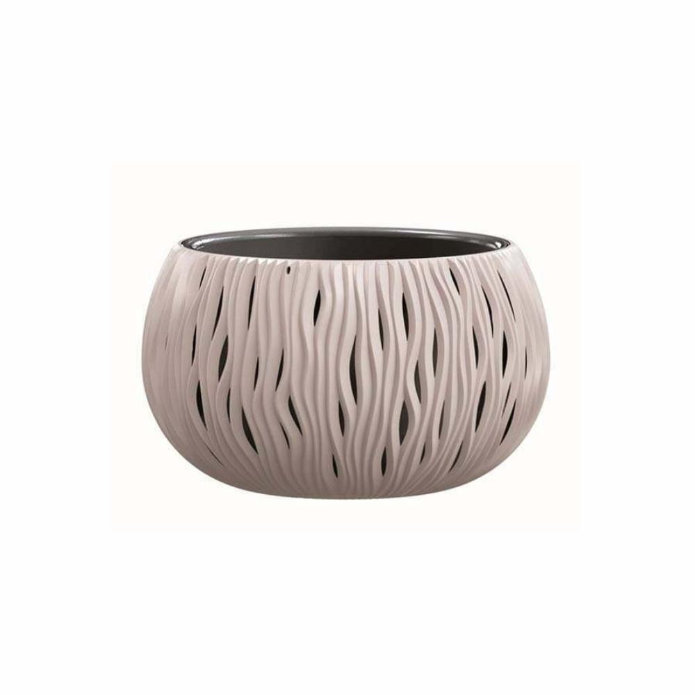Prosperplast Sandy Bowl Planter 37x37x21.8cm - Mocca