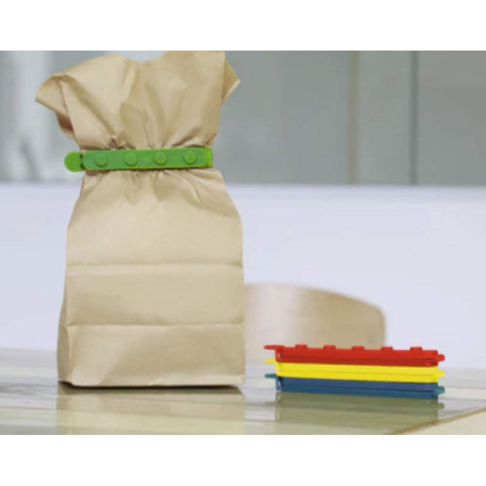 Kikkerland Stackable Bag Clips - Multicolor