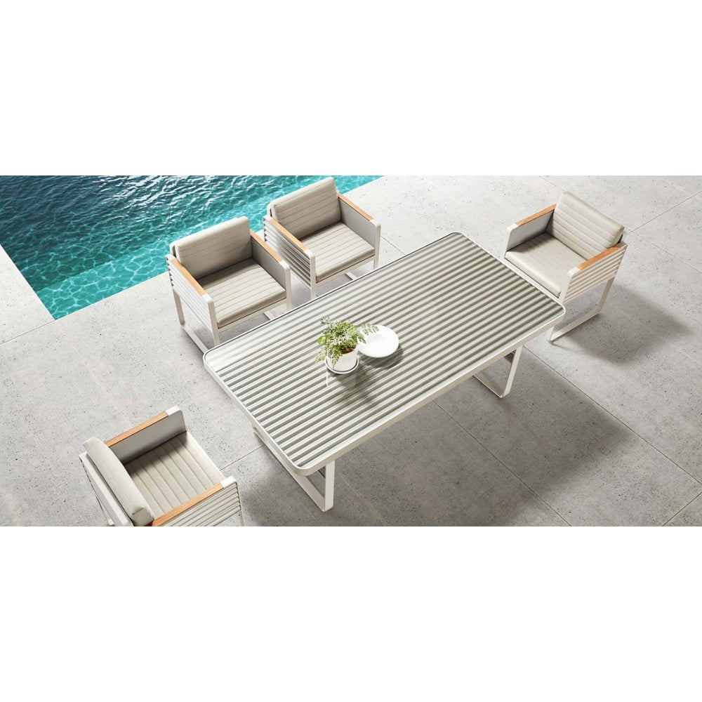 HiGold Airport Dining Table with 6 Chairs