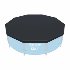 Bestway Flowclear Steel Pro Max Round Pool Cover 305cm - Black