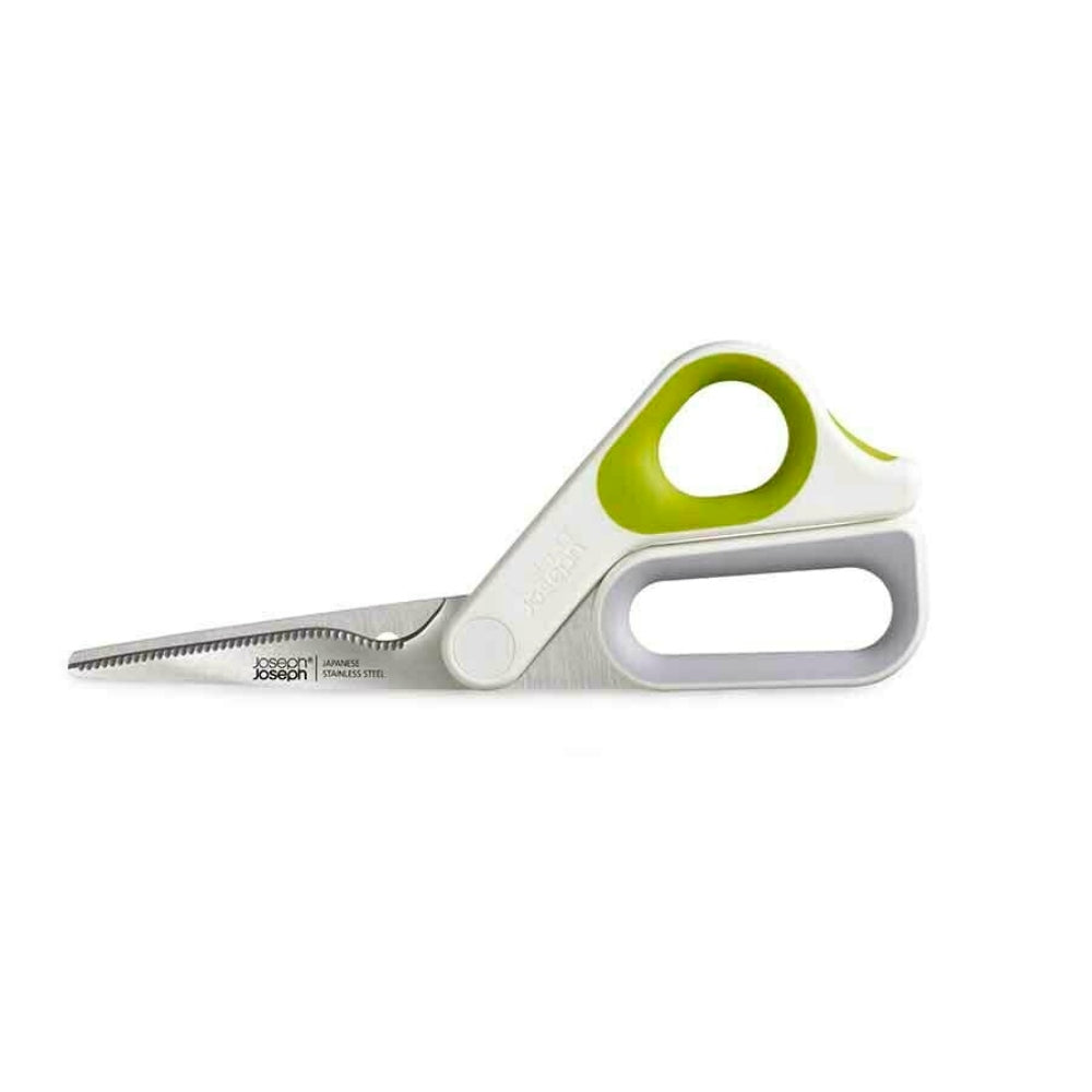 Joseph Joseph Powergrip All Purpose Kitchen Scissors - White/Green