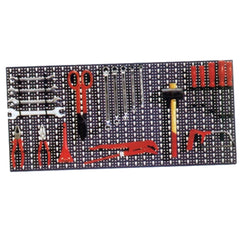 Perforated Panels With Hooks X52Pz 98X46Cm Blue