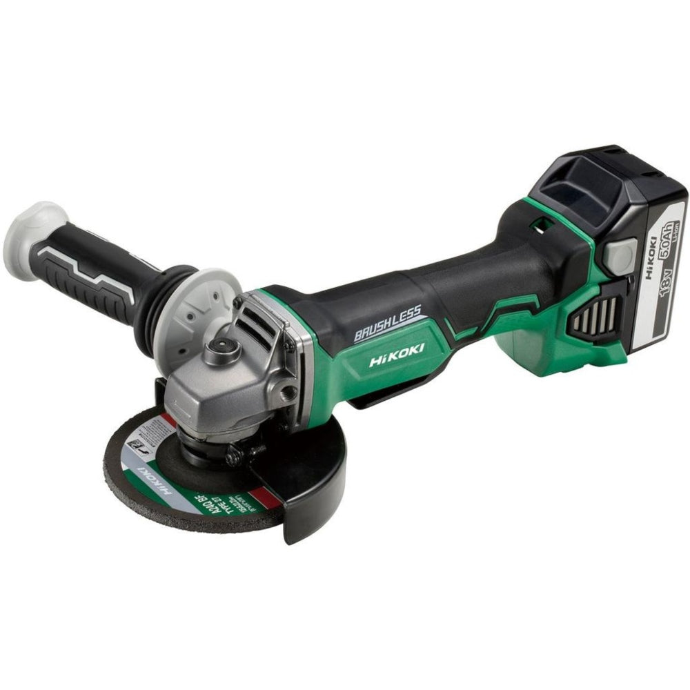 Hikoki Cordless Angle Grinder with Brushless Motor 18V