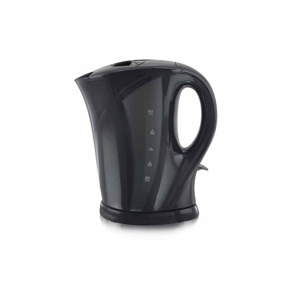 Kettle 1.7L, 2200 Watt, Heat-Resistant Plastic, Black