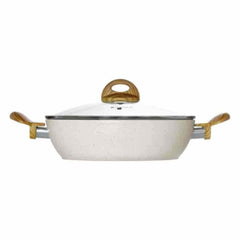 Ambition Nature Deep Frying Pan 28cm with Lid