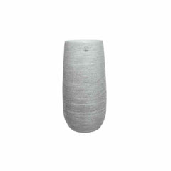 Decoris Terracotta Vase with Structure - White