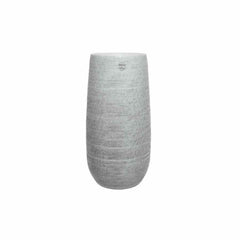 Decoris Terracotta Vase with Structure - White