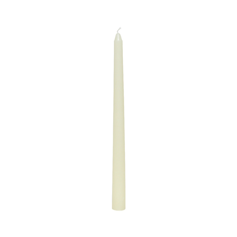 Decoris Dinner Wax Candle Box of 12 - Ivory