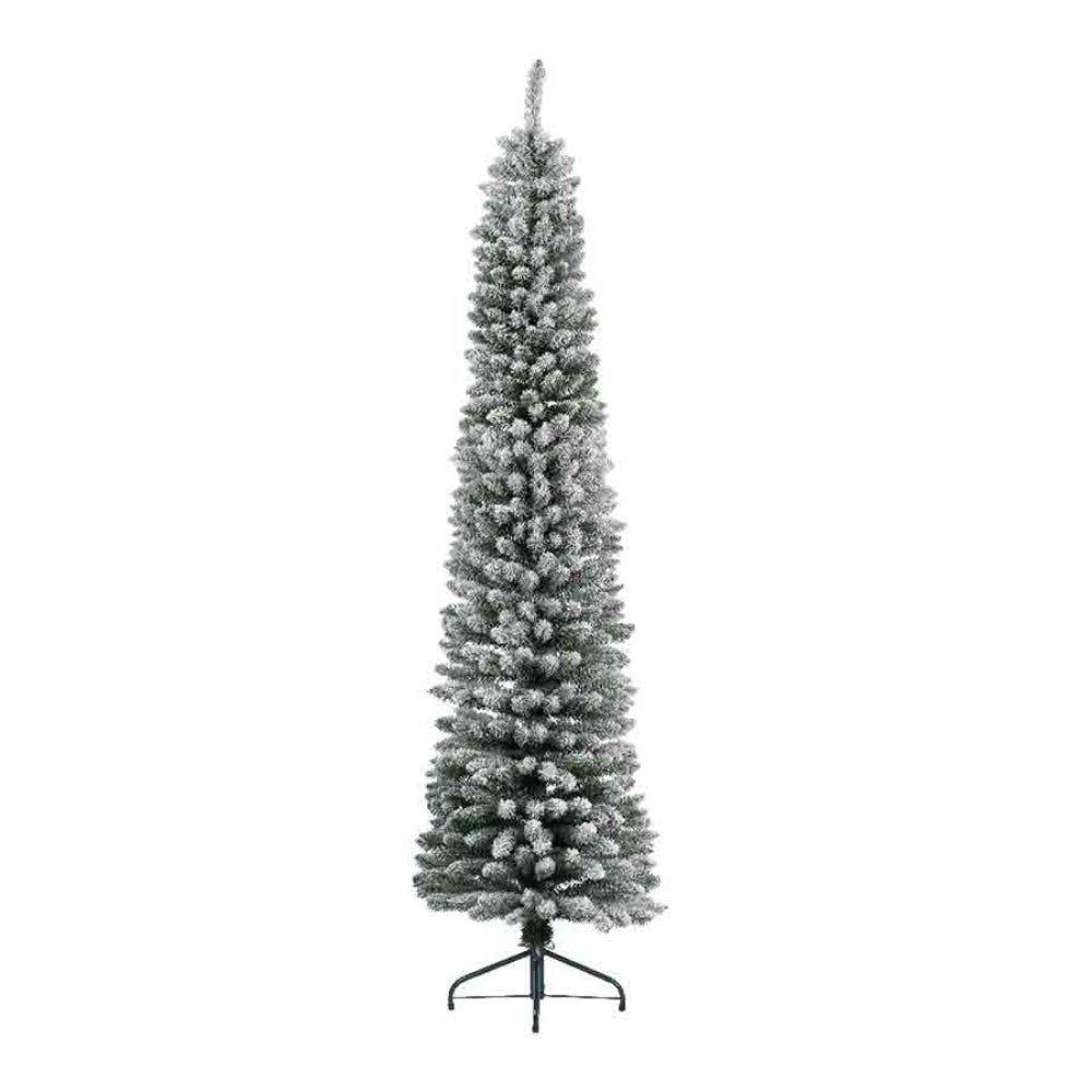 Everlands Snowy Pencil Pine Christmas Tree 1.8m