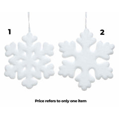 Decoris Foam Snowflake 39cm - 2 Assorted