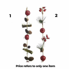 Decoris Garland with Pinecones and Berries 110cm